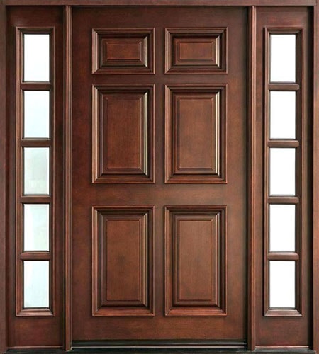 Lüks dış ahşap kapılar (2)