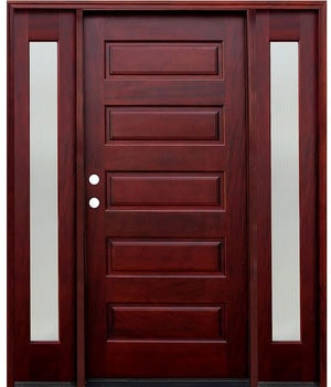 Lüks dış ahşap kapılar (4)